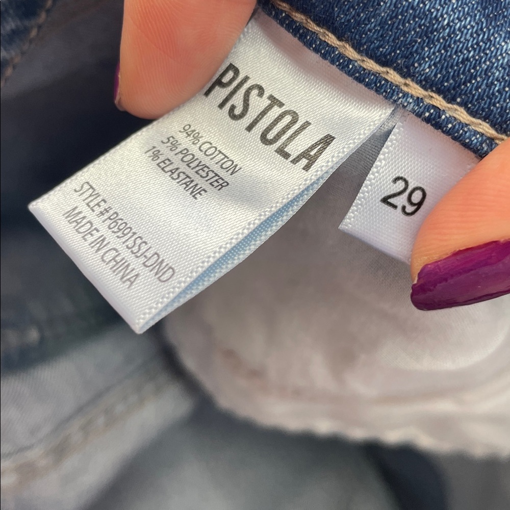 NWT Pistola ‘Monroe’ High Rise Slim Jeans - Picture 11 of 11